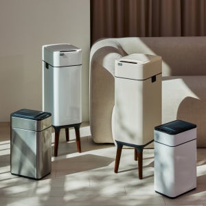 [집들이 SET] 엘페코 자동센서 스마트 휴지통 9L+20L 오존살균