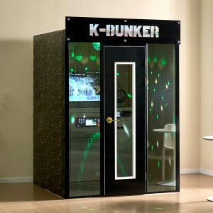 K-벙커(군부대전용) 코인노래방기계 업소용 노래방 기기 태진 반주기 부스