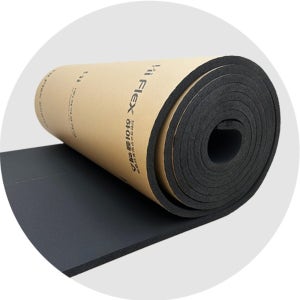 박대표마켓 고무발포보온재 배관단열재 파이프용 발포고무 검정 두께 13T 1m 재단가능