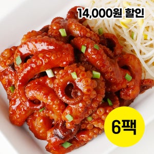 [기본맛] 17년 전통의 오라방 쭈꾸미 500g, 6개