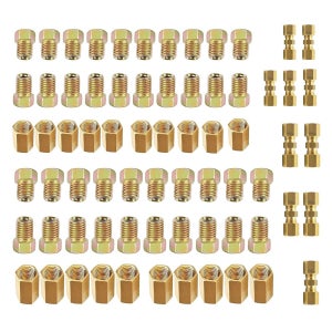 브레이크라인 피팅 3개/16인치 및 1개/4인치 너트, 유니언, 압축 키트 70개 Kits