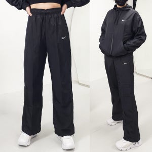 나이키 여성 러닝 바지 스우시 우븐 트레이닝복 일자 와이드 팬츠 땀복