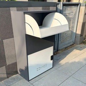 도서관 반납함 책 반납기 전원주택 무인 물품 보관함 소형 클래식 그레이 중형 96x41x22cm