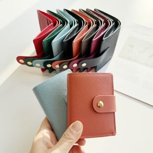 가죽공방 천연소가죽 여자 반지갑 초등학생 중학생 고등학생지갑 입학 졸업 선물포장 각인서비스