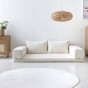 낮은쇼파 바닥쇼파 다리없는 페브릭 대방석 빅쿠션 대방석세트