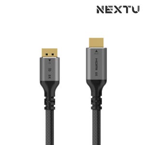 케선화 DP 1.4 to HDMI 2.1 변환 케이블 UHD 8K 1m, 1개