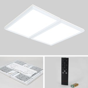 가정용 거실 4등 LED 천장 조명 100W 투톤 주광색 전구색 침실 천정 엘이디 사각등