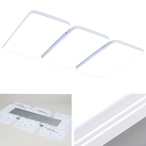180W 주광색 LED 천장조명 아파트 거실 6등 침실 아이방 엘이디 천정 사각등