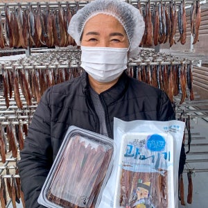 포항 구룡포 햇과메기 손질 과메기