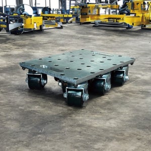 국산 도비대차 300X380 장비운반 초고하중 이동 중량물 캐스터 저상 기계 공장 바퀴