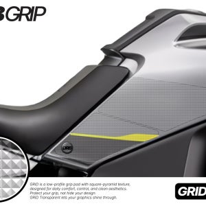 디알비그립 허스크바나 901노든 22~ 그리드 투명 DRB GRIP 탱크니그립패드