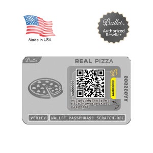 발렛월렛 비트코인 지갑 피자데이 BTC 콜드월렛 스테인리스 1개