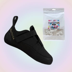 부토라 새내기 암벽화+쵸크 세트 / 새내기 블랙 / 부토라 크런치 가루 초크 200g