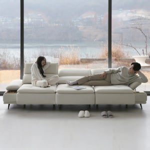 컴프홈 아이보 슬라이딩 무빙 모션 소파 4인용쇼파 리클라이너 독일오킨사모터 10년보증