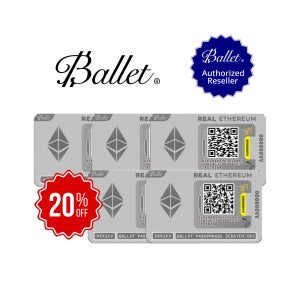 Ballet REAL 발렛월렛 이더리움 지갑 ETH 콜드월렛 스테인리스 5개