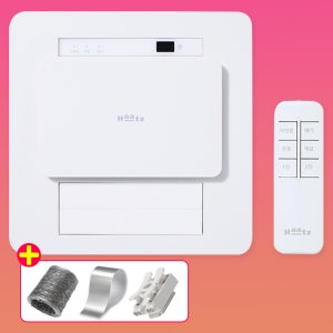 화장실환풍기 하츠 티오람미니 설치부속풀세트 제습 환기 욕실 환풍기 HMF-J300