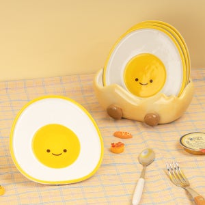 반숙 플레이트 접시세트 4P 집들이선물 식기세트