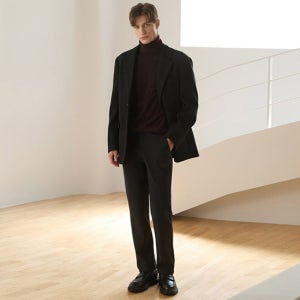 메종비오비 BOB 25FW 남성 기모팬츠 BLACK - C5F1PT030