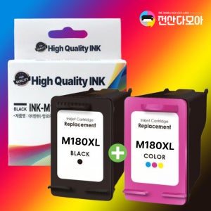 SL-J1770FW J1660 재생잉크 대용량 INK-M180XL 삼성 검정+컬러 세트