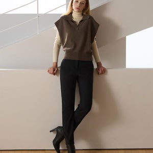 메종비오비 BOB 25FW 여성 기모팬츠 BLACK - C5F2PT530