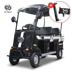 AU테크 에코로 XD2 어르신 전동차 2인승 다인승 사륜 전동스쿠터 골프카트 골프카