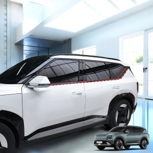 EV5 튜닝 용품 윈도우 블랙 몰딩 크롬 죽이기 GT-Line