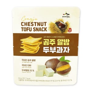 공주 알밤 수제 두부과자 50g, 20개