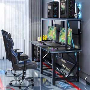 게이밍 테이블 컴퓨터 pc방 선반 데스크탑 코너 데스크 홈