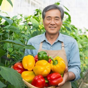 산지직송 싱싱한 국내산 가정용 빨강 노랑 파프리카 5kg, 1개