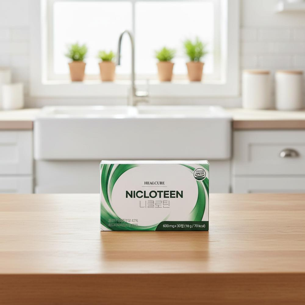 니클로틴 헬큐어 <b>복부팽만감</b> 소화불량 속쓰림 니코틴산아미드