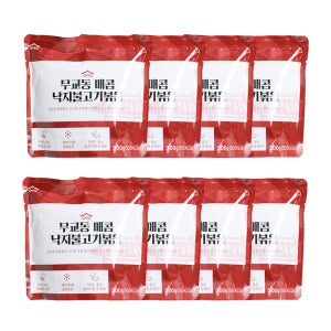 실비집 무교동 캠핑요리 매콤 불고기낙지볶음 300g, 8개