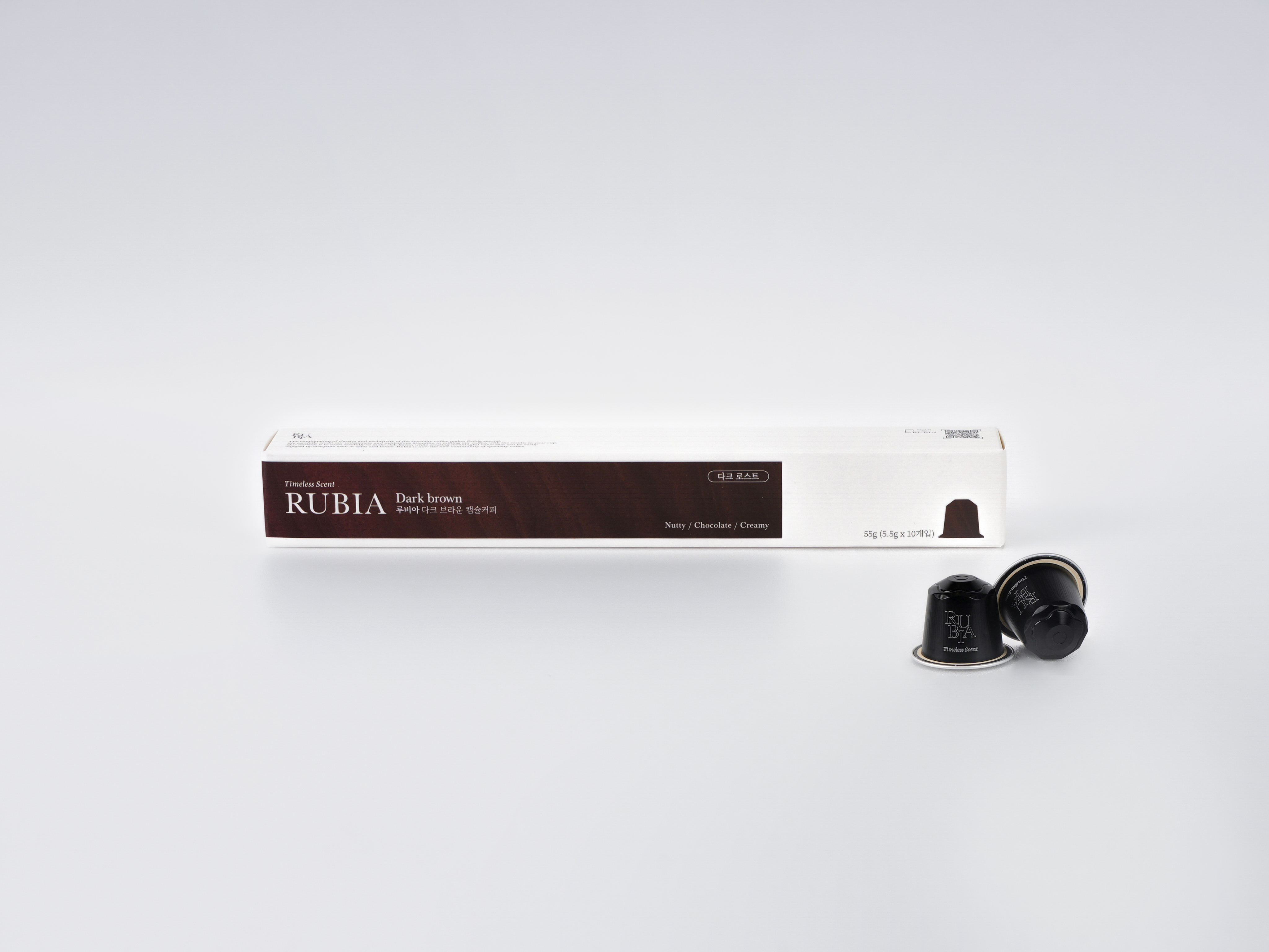 루비아 캡슐커피 다크 브라운, 10개입, 1개
