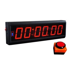 슬랩버튼 타이머 부저 스탑워치 시계 카운터 게임 대형 카운트 전광판 육상 훈련 보조