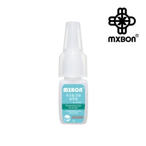 MXBON 아크릴 전용 순간접착제 투명 저자극 저백화 22408(침투형), 20g, 1개