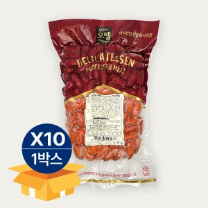 오뗄 칼집 비엔나 소시지 1kg 냉동 소세지 X 10팩
