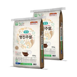 (25년 햅쌀/상등급/단일품종) 청양군농협 구수하고 찰진 향진주쌀 20kg