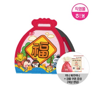 [복주머니, 경품쿠폰 포함] 해태 복주머니 선물세트 (총 8종)