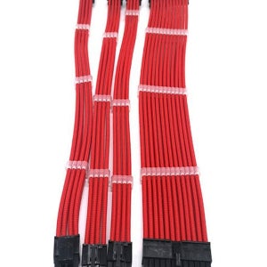 튜닝 슬리빙 케이블 세트 파워 메인 보드 연장선 컴퓨터 부품