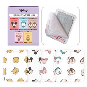 KC인증 디즈니 어린이 붙이는 핫팩 50매 40g 휴대용 미니 핫팩 대용량