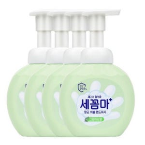 온더바디 세꼼마 버블 핸드워시 250ml 4개 파우더향