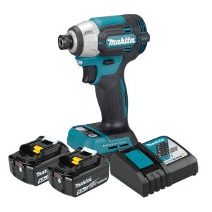 마끼다 DTD201RT2 충전 임팩드라이버 18V 5.0Ah 배터리 2개 세트