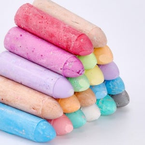 [리틀호안미로] 도로위 미니분필세트15색 20개입(93696) 어린이 굵은분필 야외미술활동