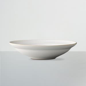 버미큘라 테이블웨어 얕은볼 림 21cm, 소프트 화이트