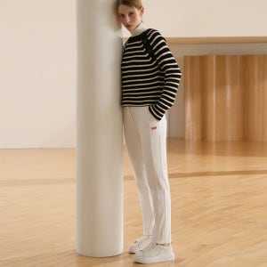 메종비오비 BOB 25FW 여성 기모팬츠 WHITE - C5F2PT530