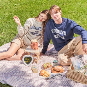 피피랩 메리매트 피크닉매트 양면방수 감성 돗자리 L(대형)