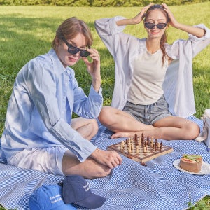 피피랩 메리매트 피크닉매트 양면방수 감성 돗자리 L(대형)