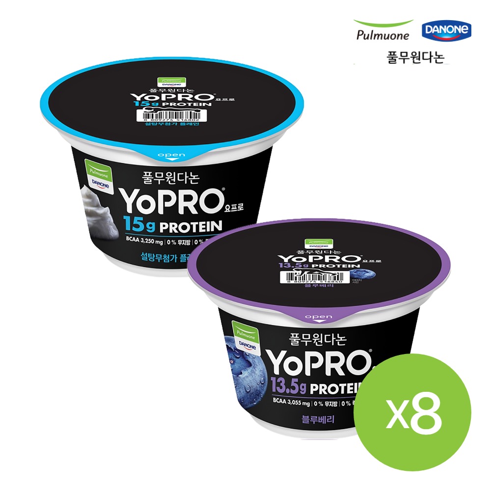 <b>풀무원다논</b> 요프로 프로틴 요거트 150gX8개
