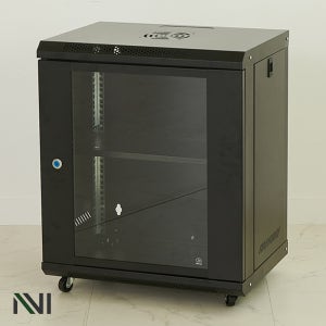 통신랙 허브랙 19인치 서버랙 캐비넷 PC RACK 600mm, 블랙