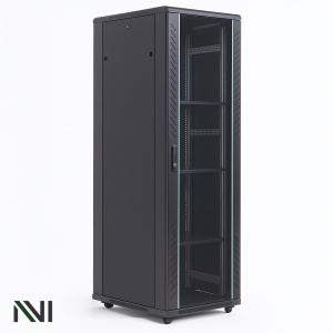 통신랙 허브랙 19인치 서버랙 캐비넷 PC RACK 2000mm, 블랙