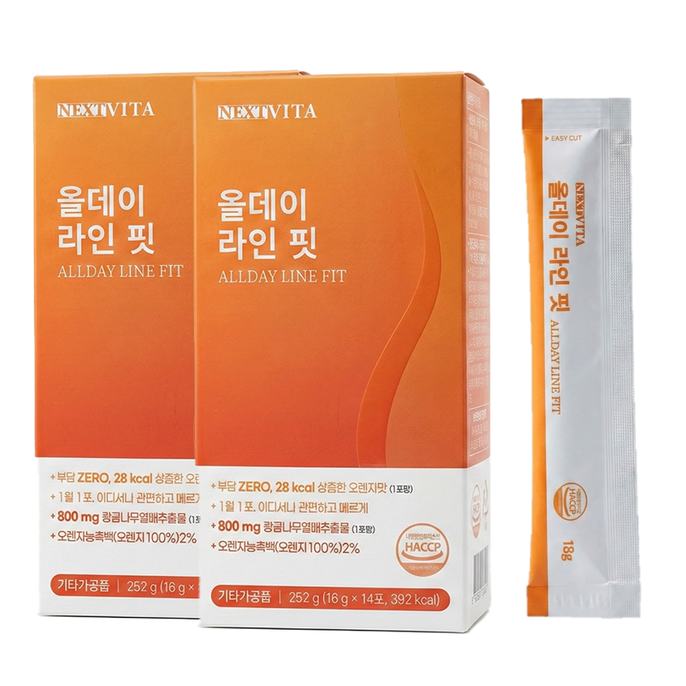 올데이 라인핏 식물유래 디오스민 헤스페리딘 순환젤리 슬림레그 28포, 1개